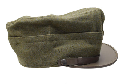 Italian army Snapback style hat with a woolen beak