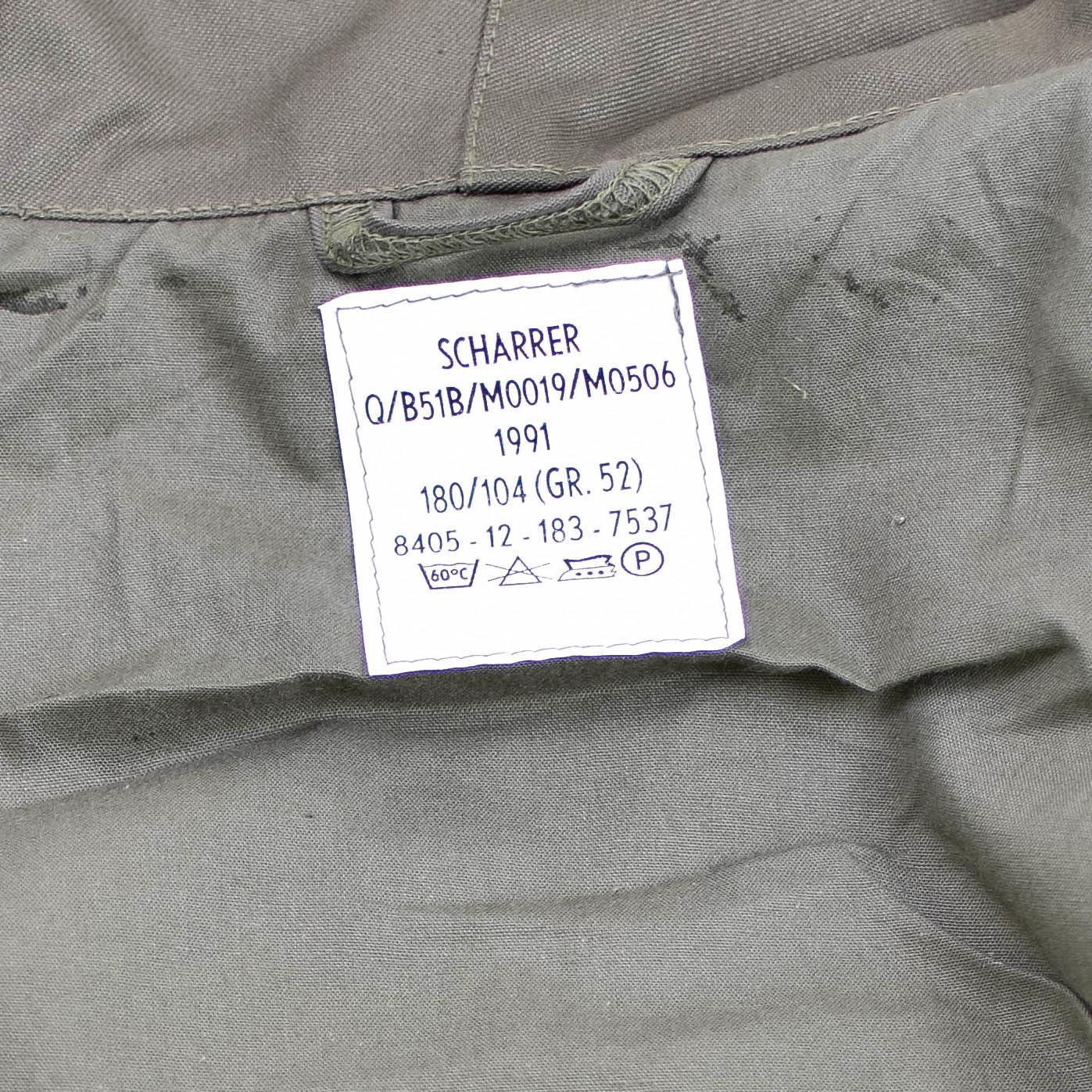 German army parka style long jacket Olive