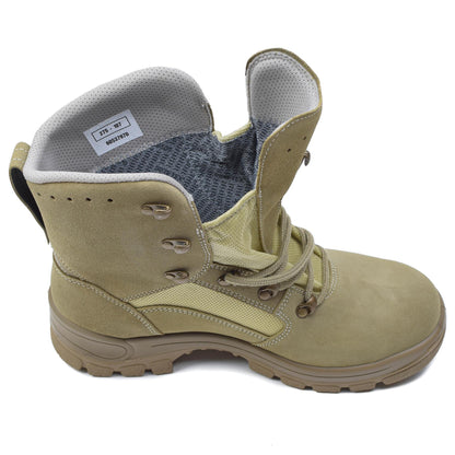 Voketian Army Tactical Field Boots Waterproof Khaki