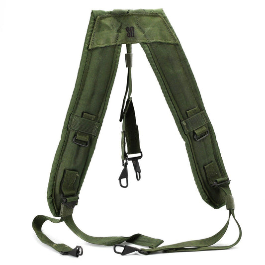 United States Army LC-2 Y-type Braces with Hooks Green