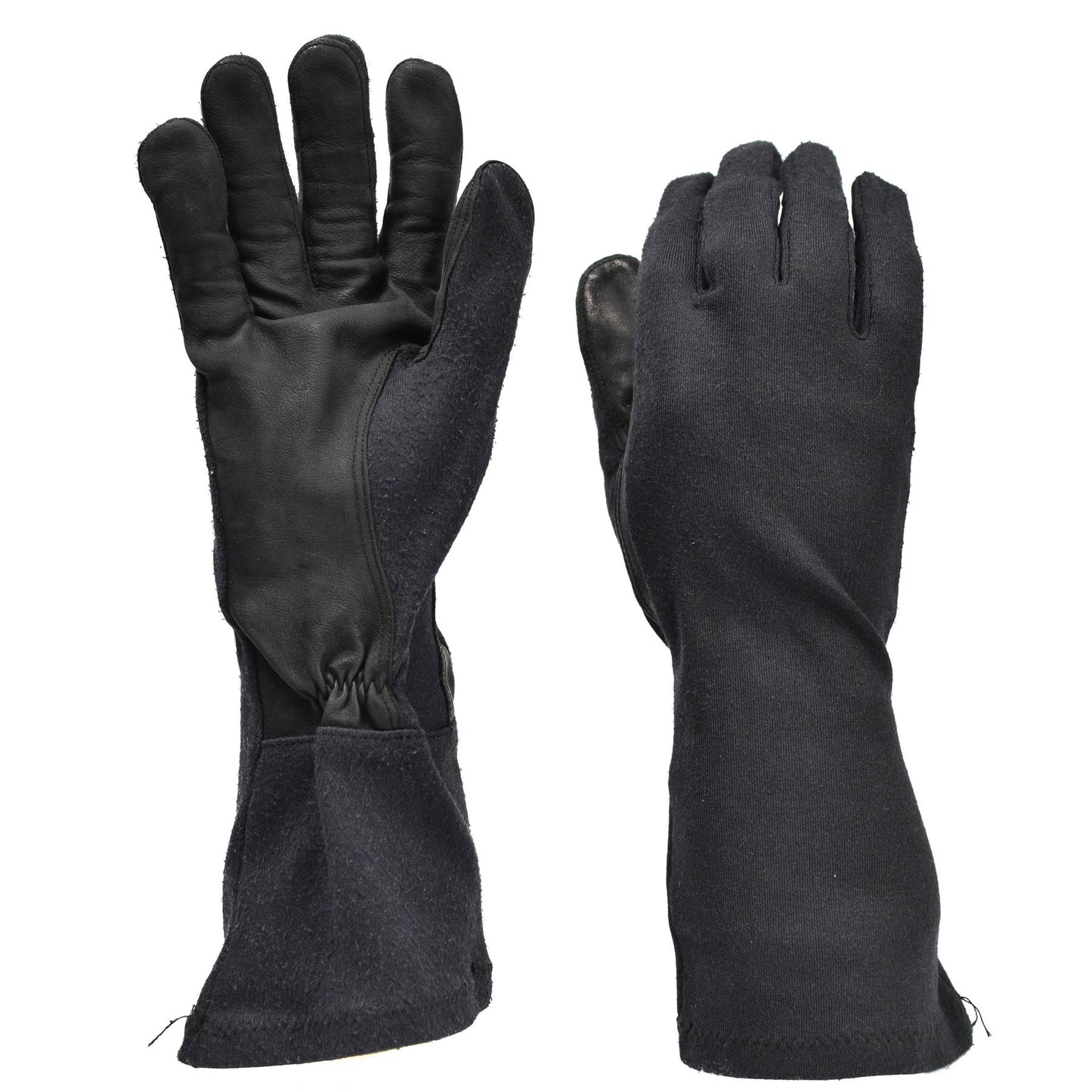 German army tactical long gloves in black color