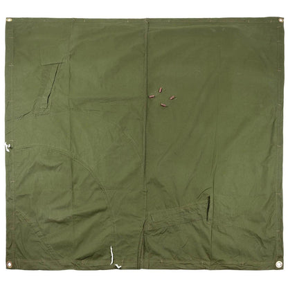 Romanian army waterproof poncho tent 180x180cm Olive