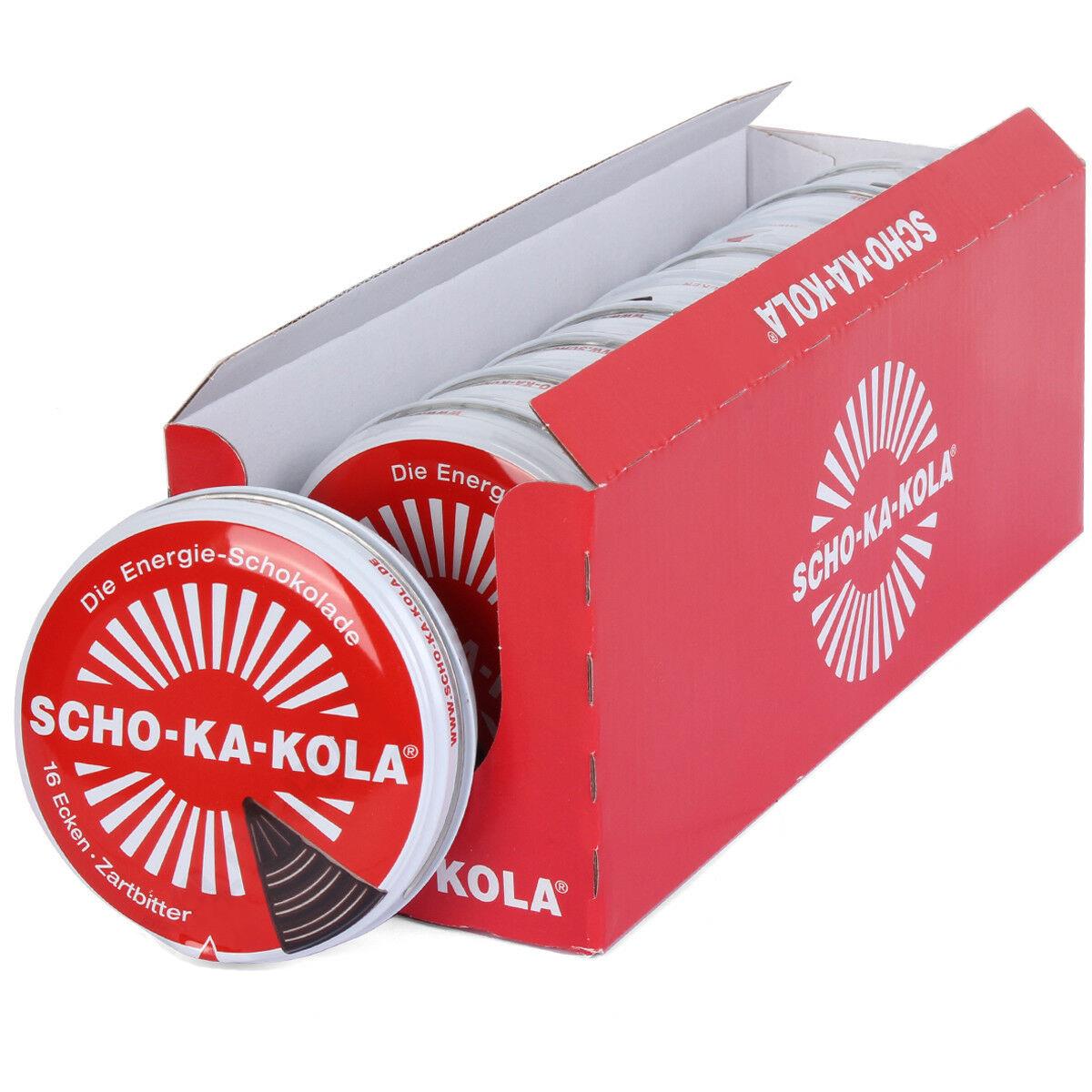 SCHO-KA-KOLA can "Energy" dark chocolate with caffeine and kola nuts 100g