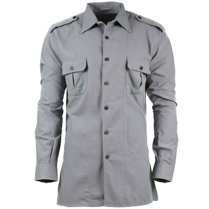 Italian Army Rangers Long Sleeve Shirt Gray