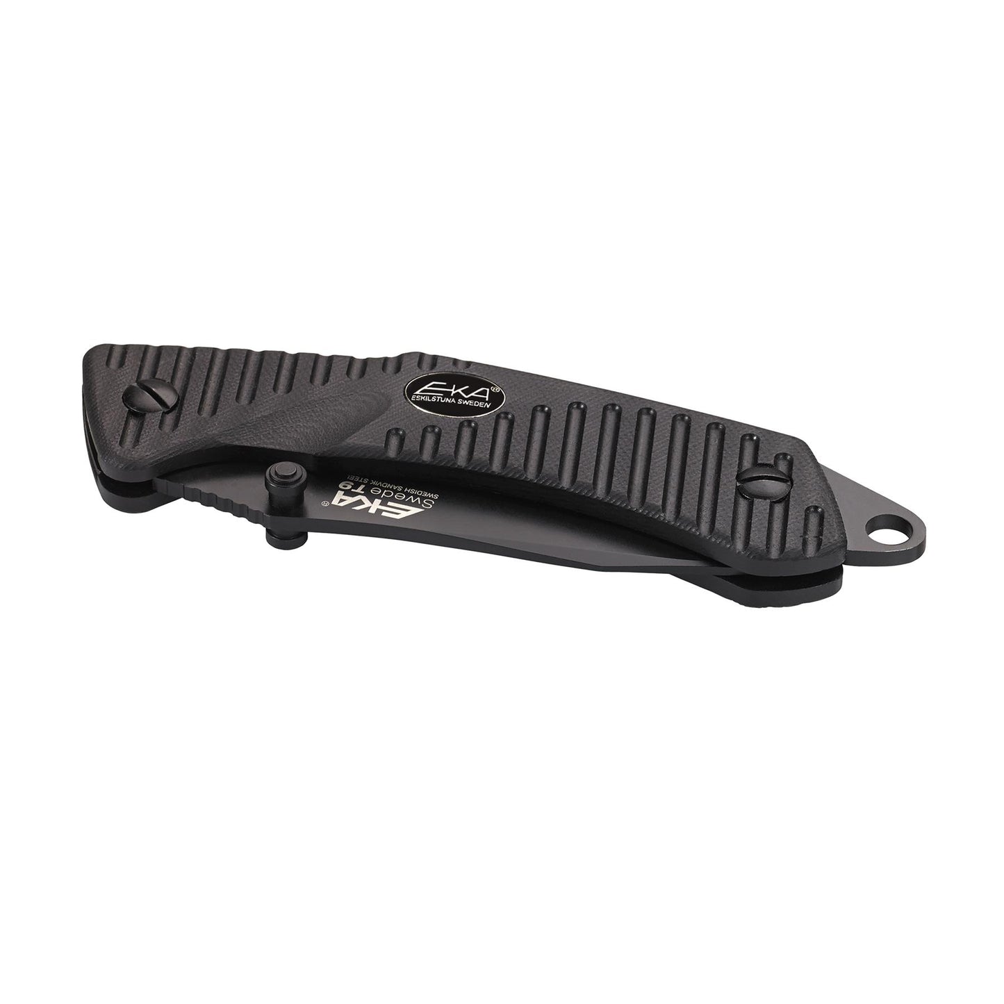 EKA Swede 9 folding survival knife with fire splitter and sheath