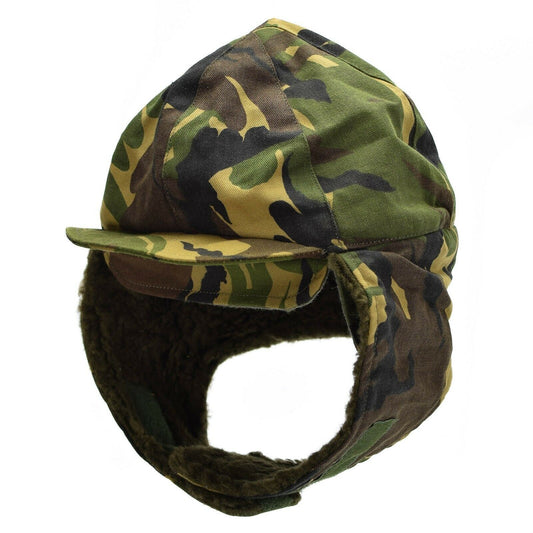 Dutch army winter paratrooper hat Woodland print