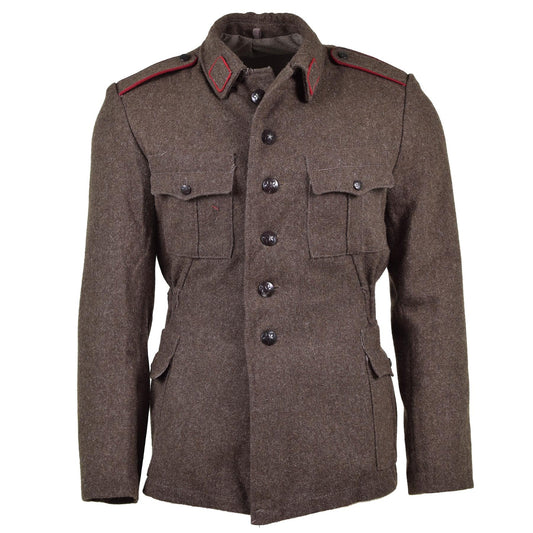 Bulgarian army uniform jacket wool Brown