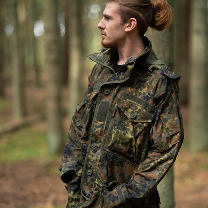 TACGEAR Smock style jacket Flecktarn print