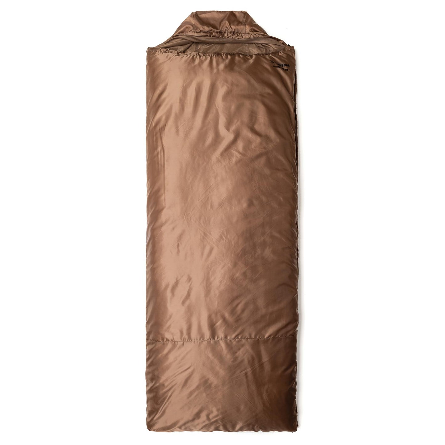 Snugpak miegmaišis 220cm su integruotu tinklų nuo vabzdžių rudos spalvos, skirtas šiltam orui.