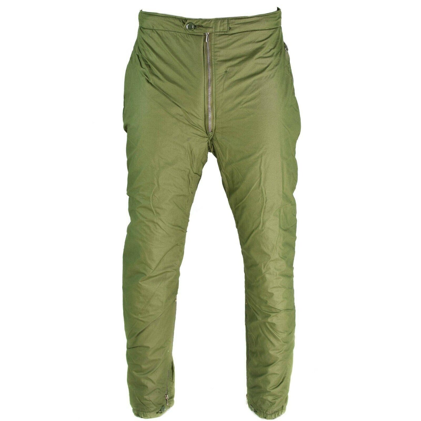 Swedish military thermal pants for cold weather Green