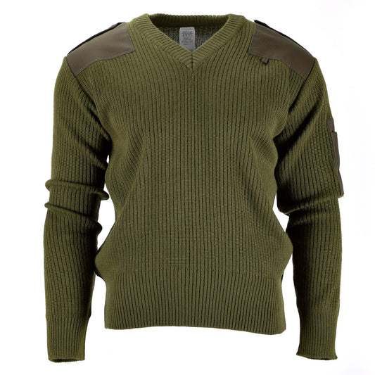 Italian army commando V-neck sweater