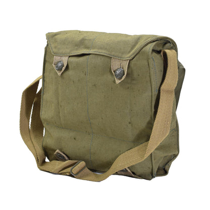 Czech Army Gas Mask Shoulder Bag Vintage Olive