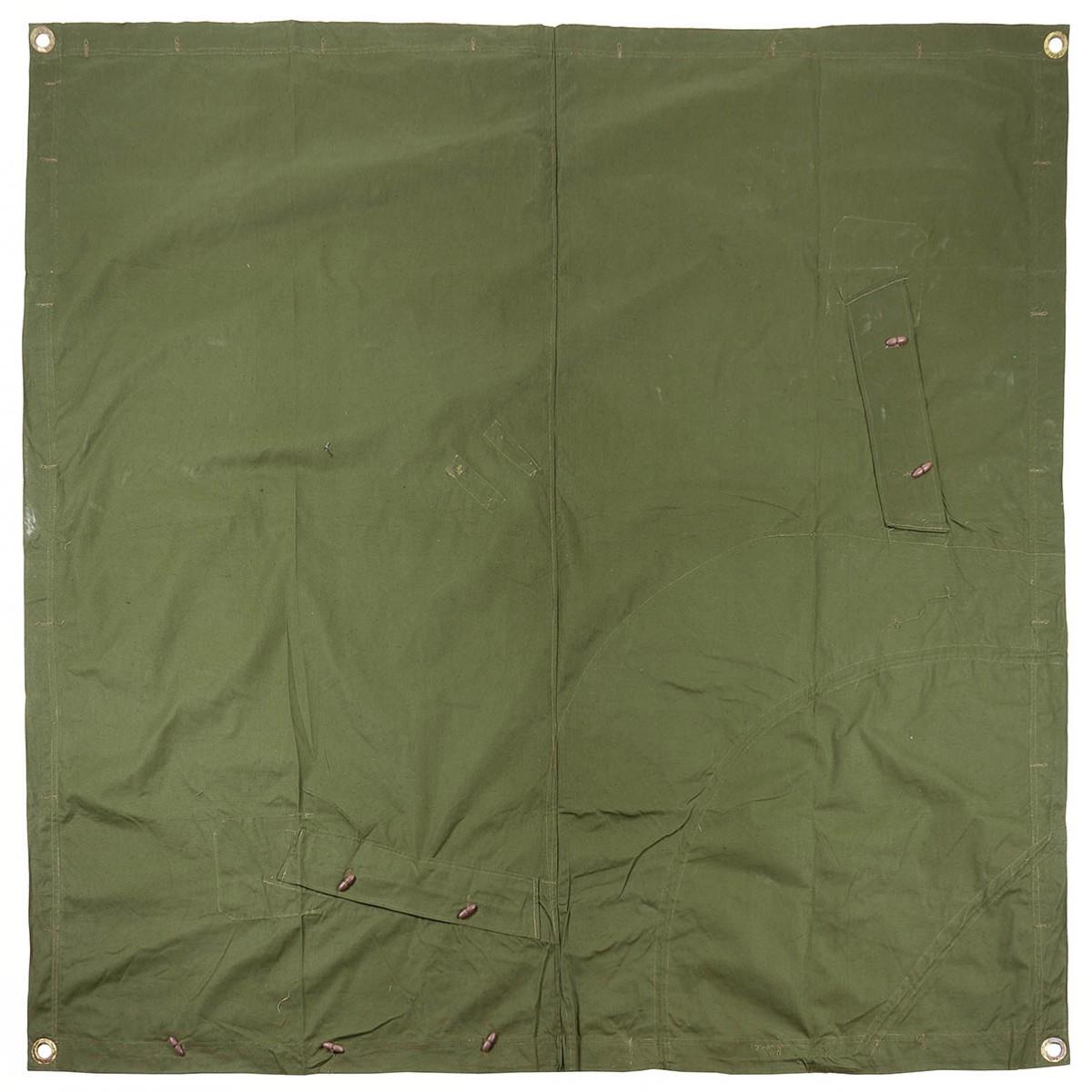 Romanian army waterproof poncho tent 180x180cm Olive