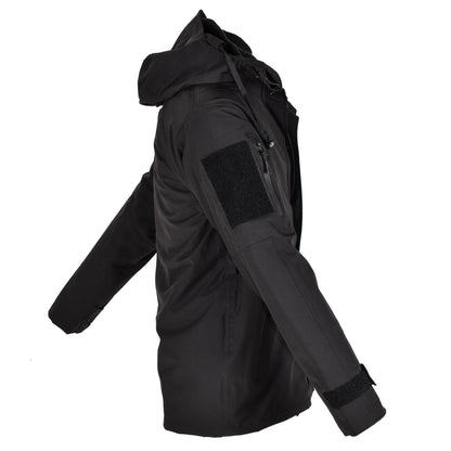 MIL-TEC 3-layer waterproof jacket in black