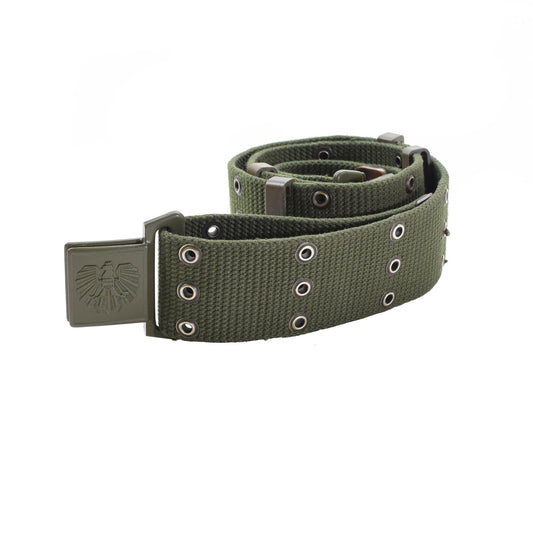 Austrian army combat belt with Alice fastening system, olive color