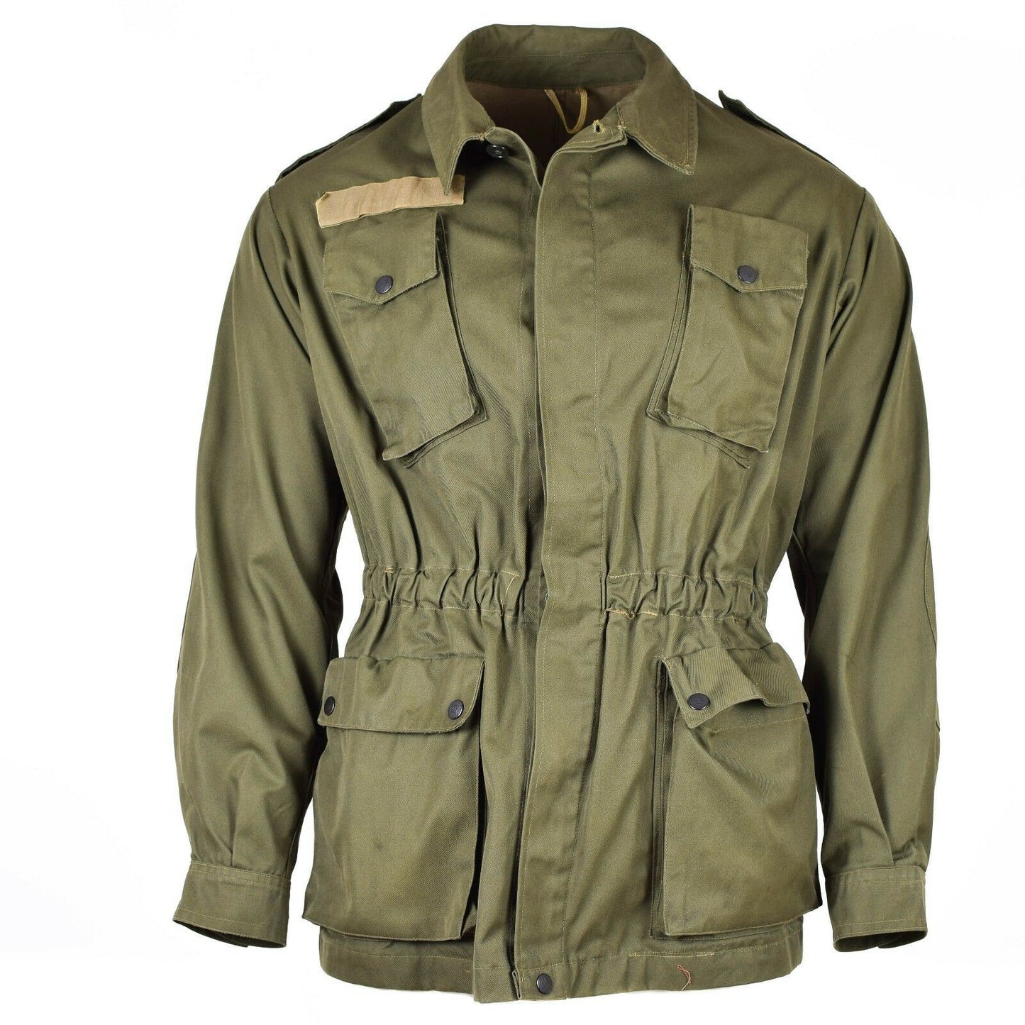 Italian army jacket in olive color