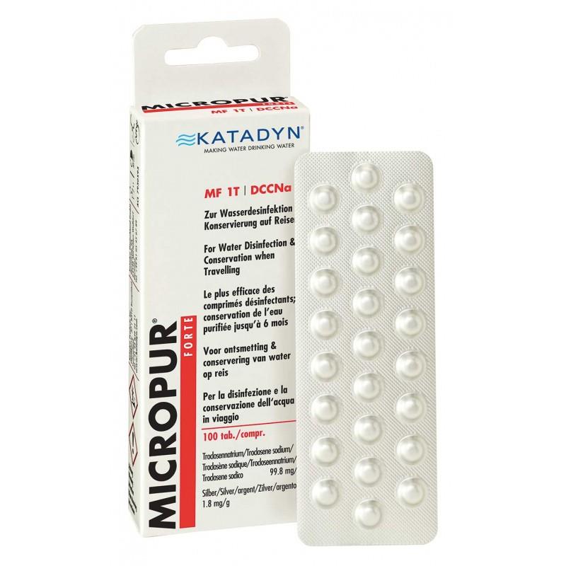 Katadyn Micropur Forte MF 1T/100 vandens dezinfekavimo tabletės 4 x 25 vnt. pakuotė