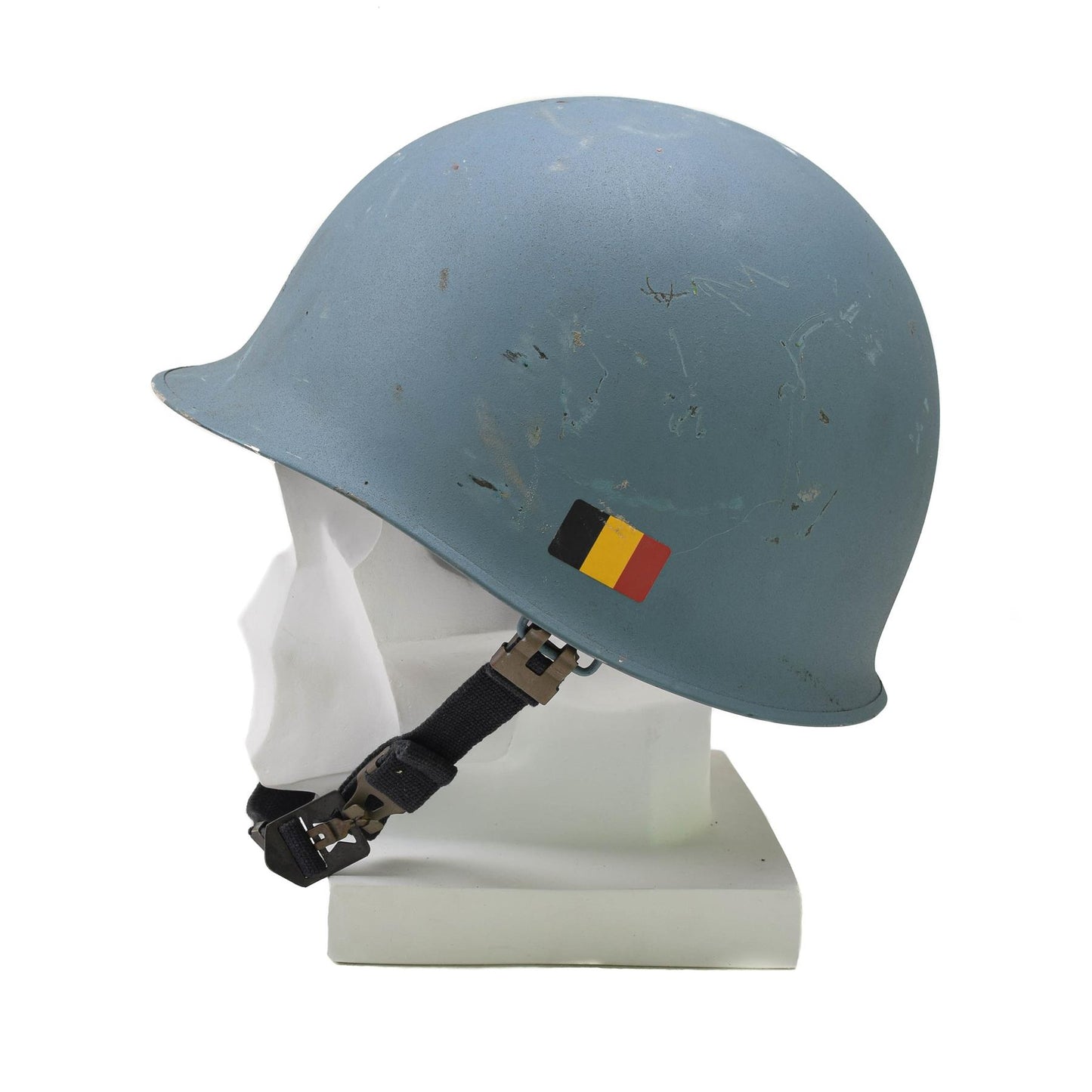 Belgian Army Steel M51 Combat Helmet Light Blue