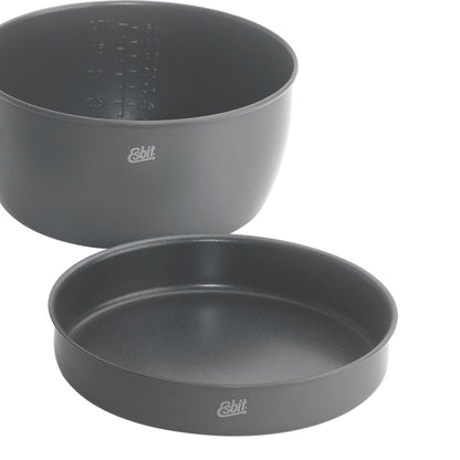 ESBIT lightweight aluminum cookware set with non-stick surface