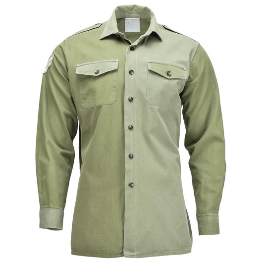 British Army Button Down Shirt Green