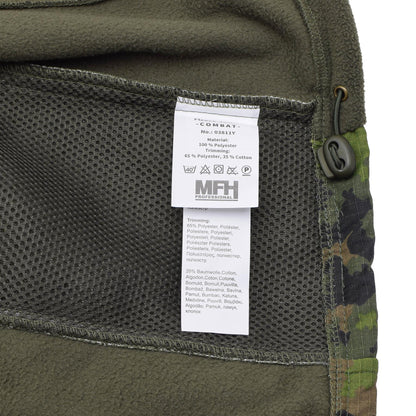 MFH taktinis švarkas Ripstop medžiagos su YKK užtrauktukais ir M05 kamufliažu, patvarus ir funkcionalus.