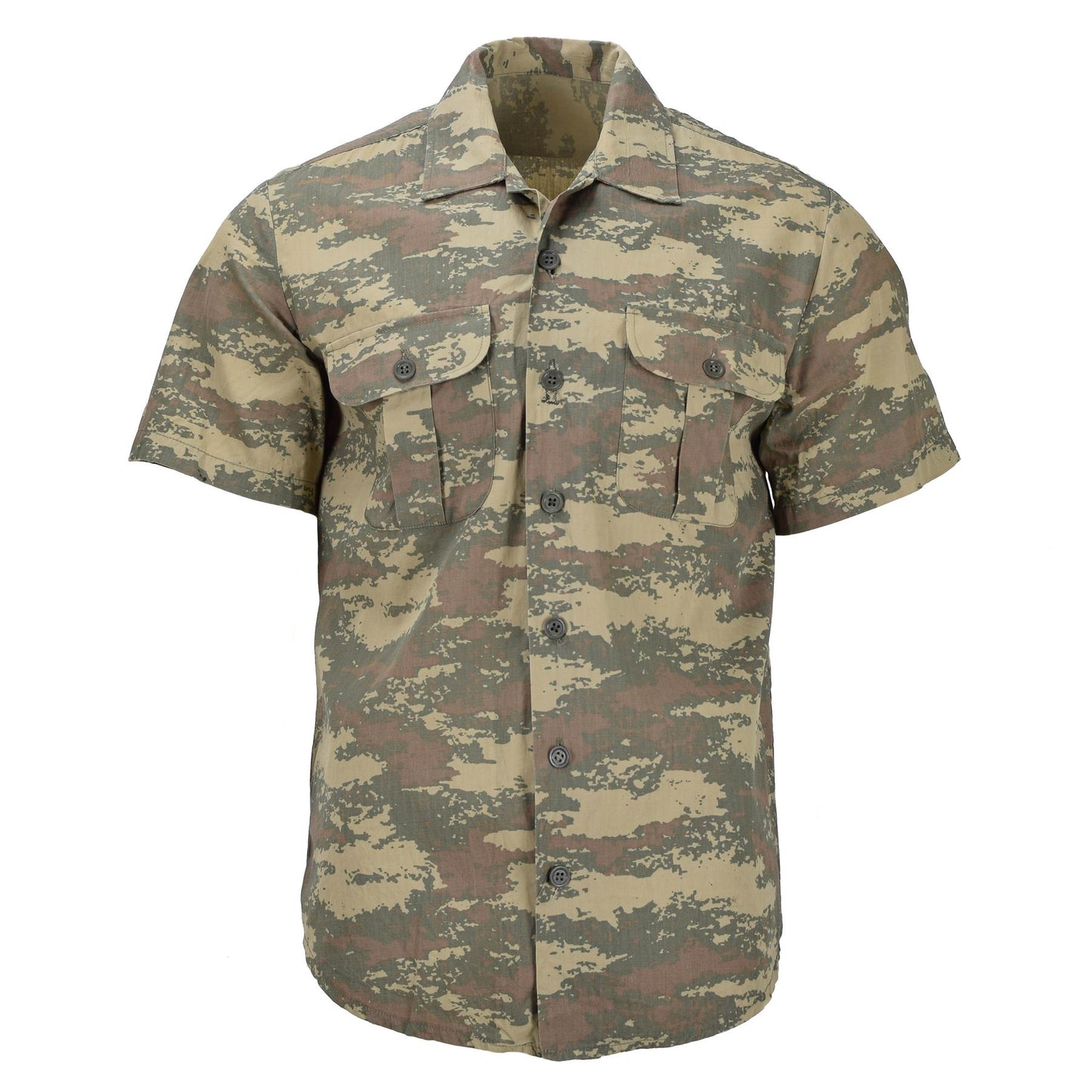 Turkish army shirt with short sleeves