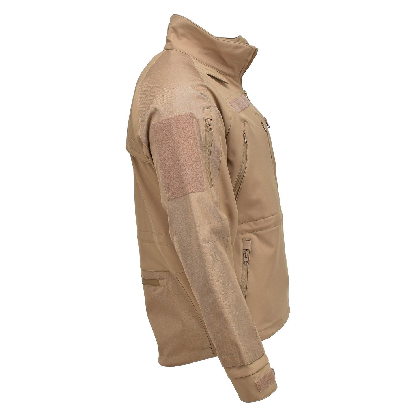 MIL-TEC jacket waterproof and windproof fleece lining Brown