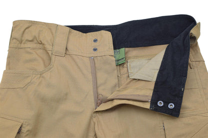 MFH Bermuda Style Cargo Shorts Khaki