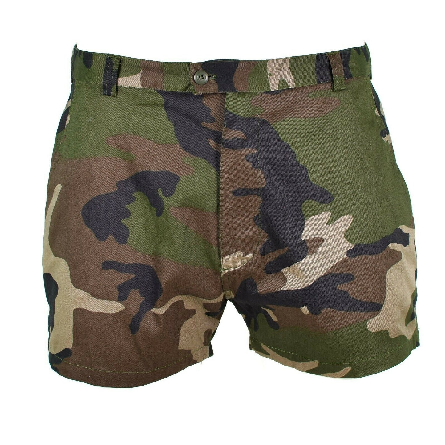 French army cotton shorts with F1 CCE print