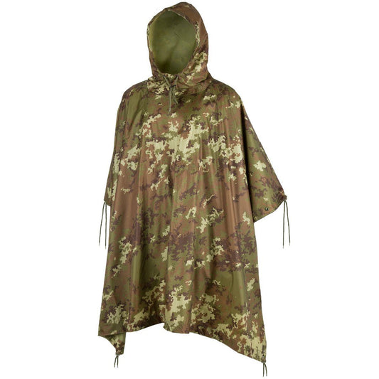 MIL-TEC waterproof poncho lightweight ripstop material Vegetato print