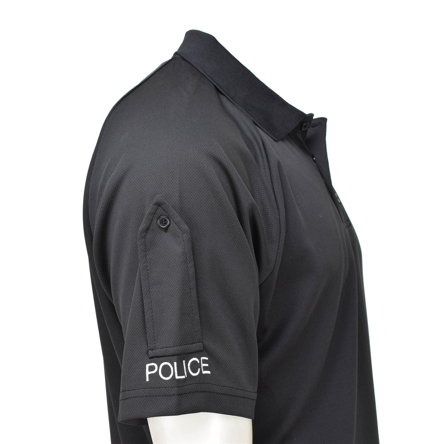 British Police Short Sleeve Polo Shirt Black