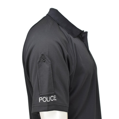 British Police Short Sleeve Polo Shirt Black