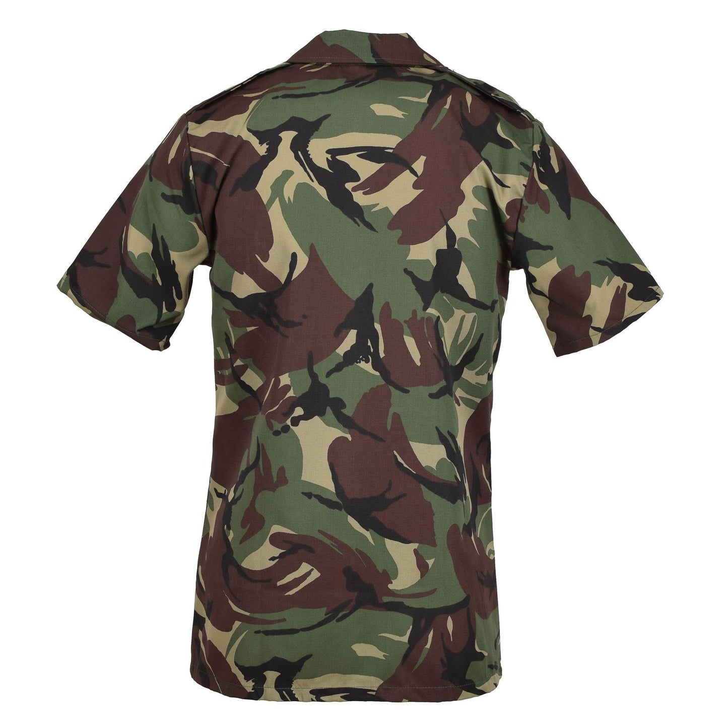 Botswana army shirt with short sleeves woodland print