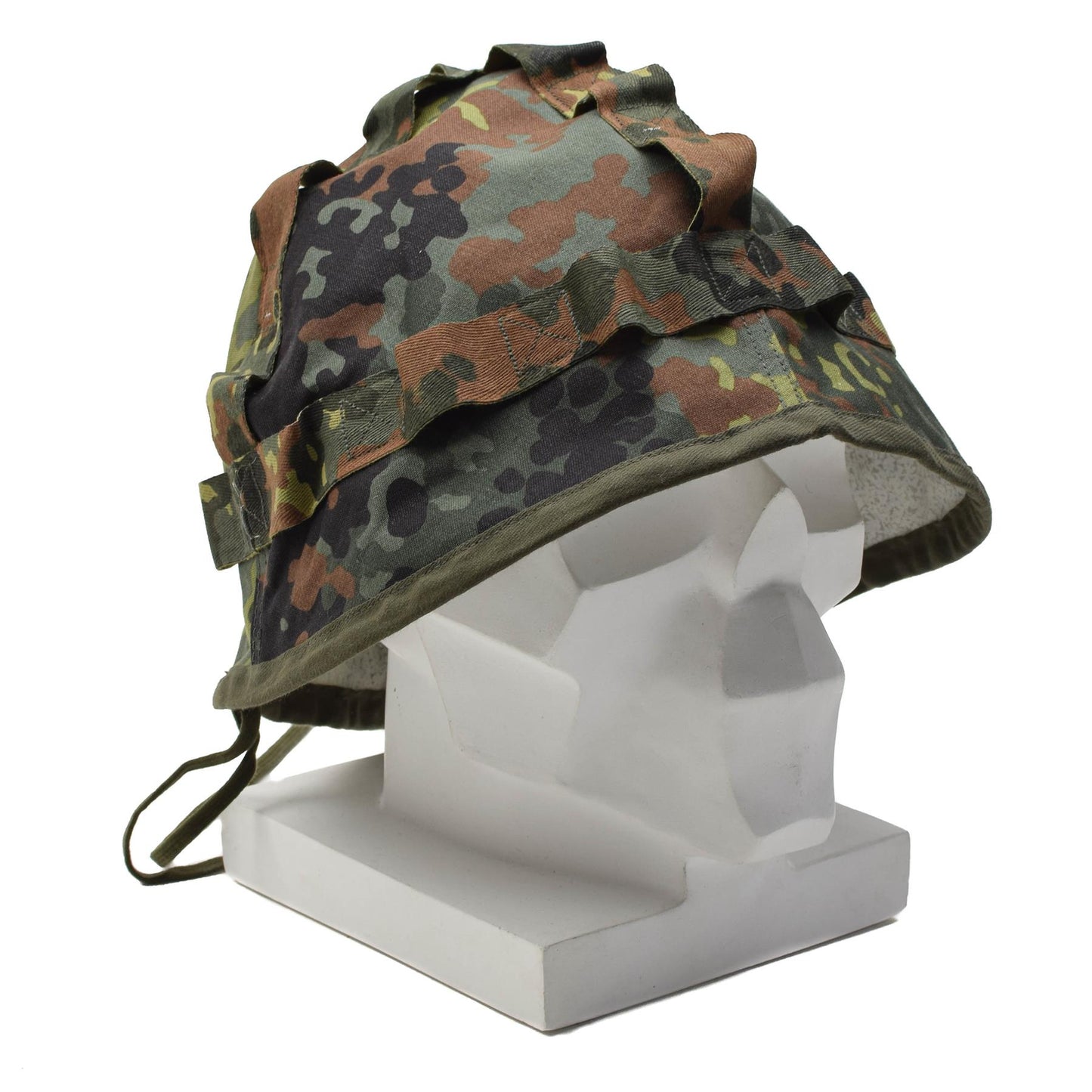 German army helmet cover flecktarn print