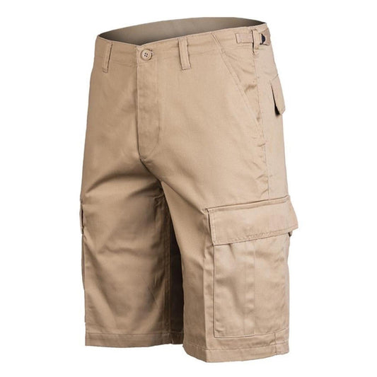 MIL-TEC Military Style Cargo Bermuda Shorts Khaki