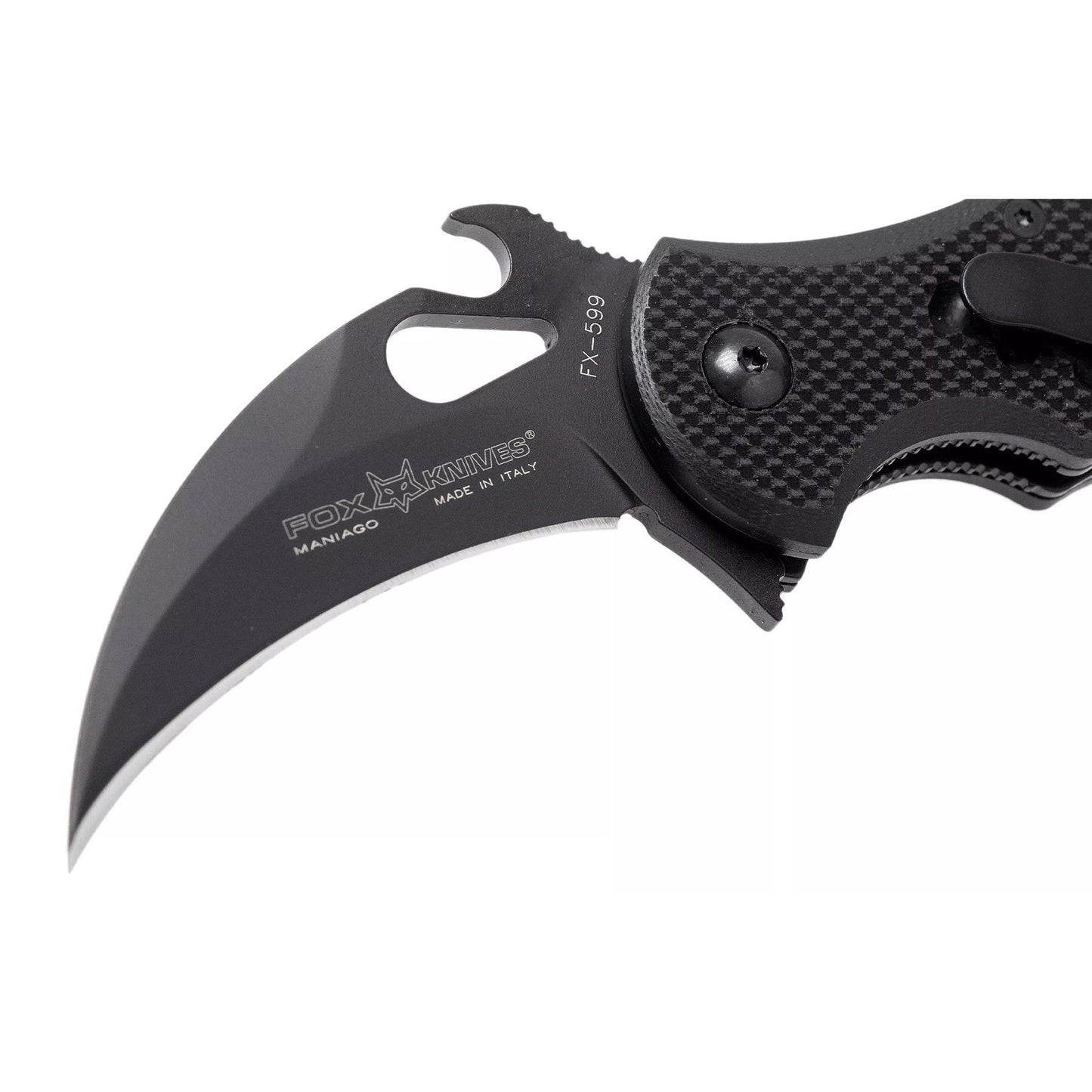 Fox Knives FX-599 folding tactical knife karambit N690Co steel