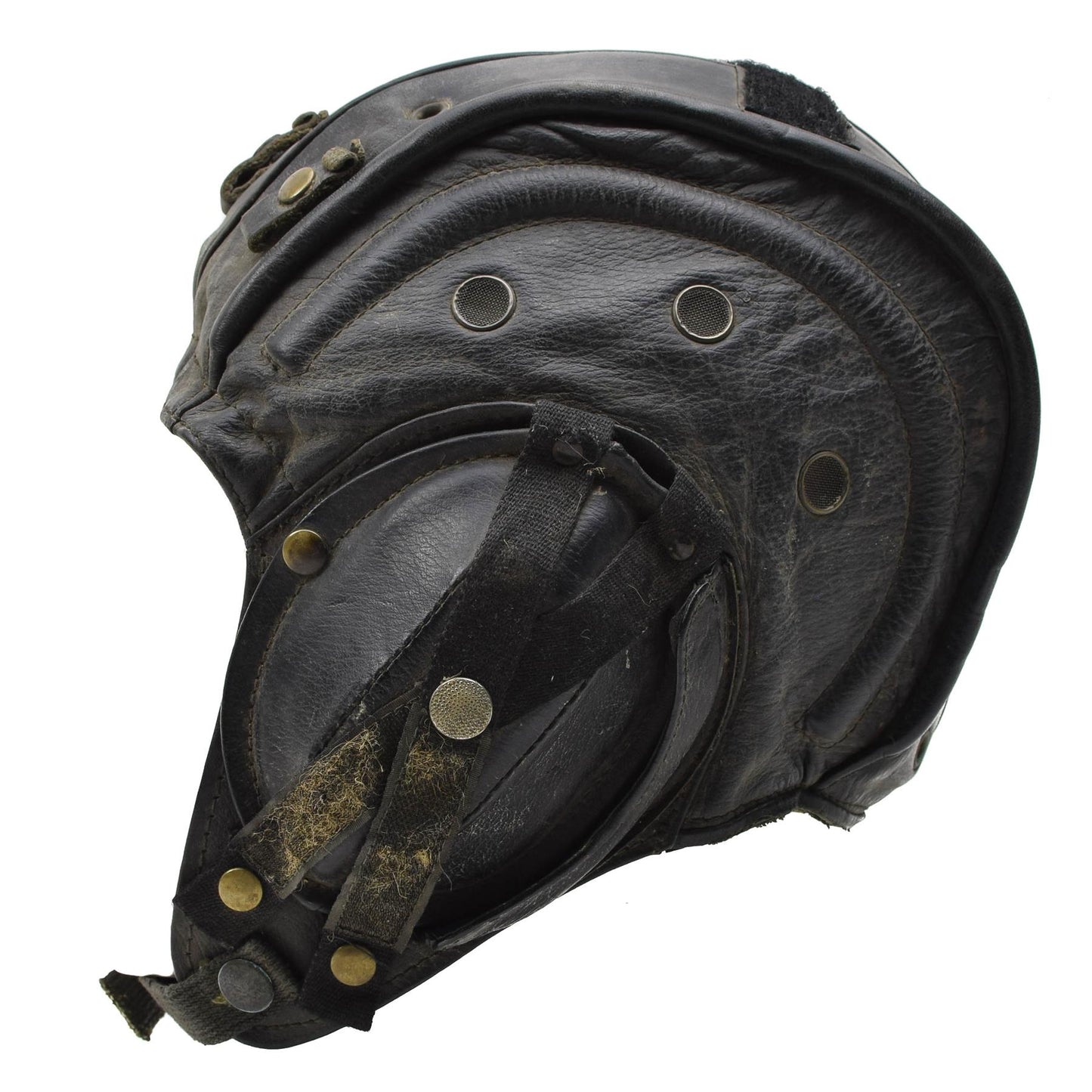 Tanker helmet of the Belgian army in black color