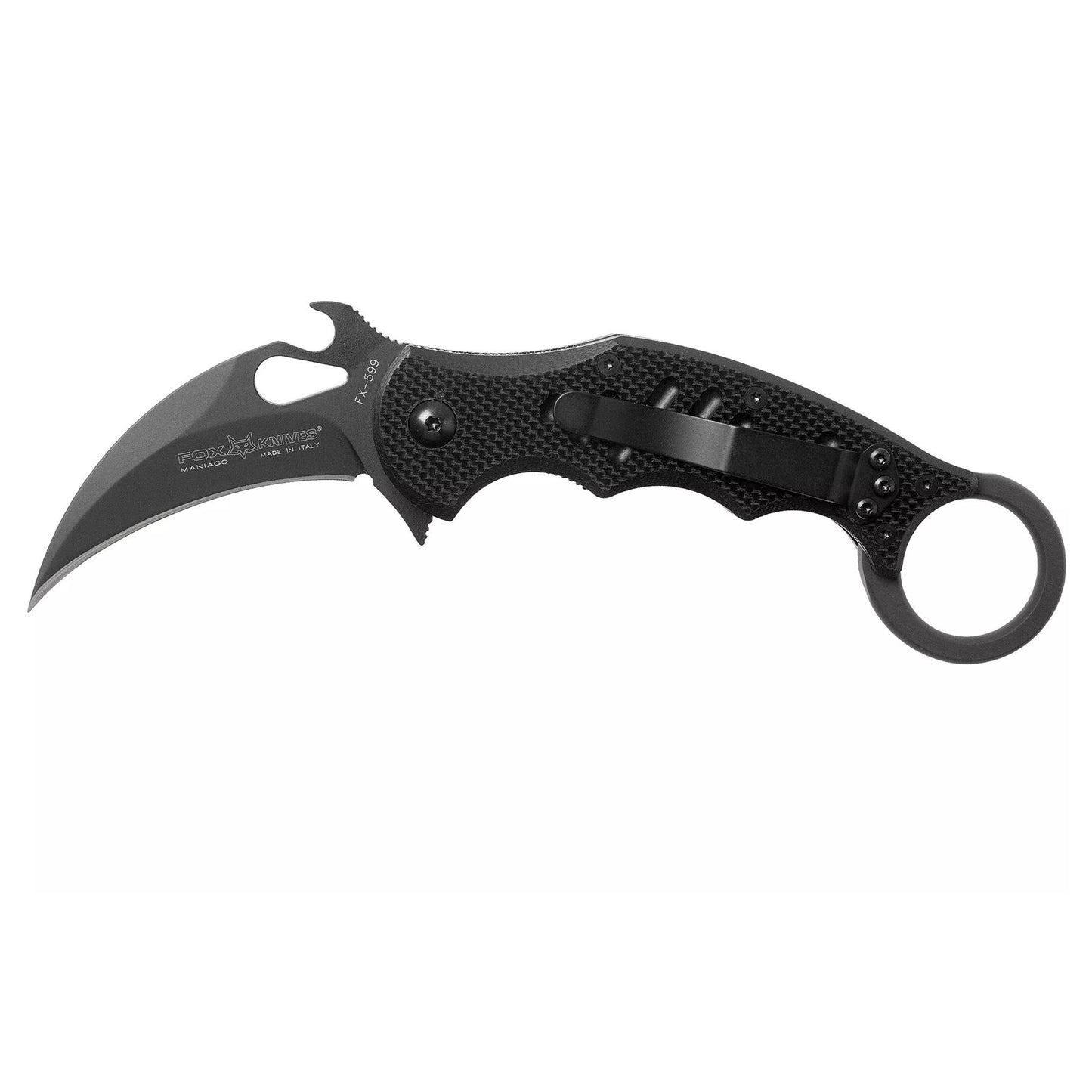 Fox Knives FX-599 folding tactical knife karambit N690Co steel