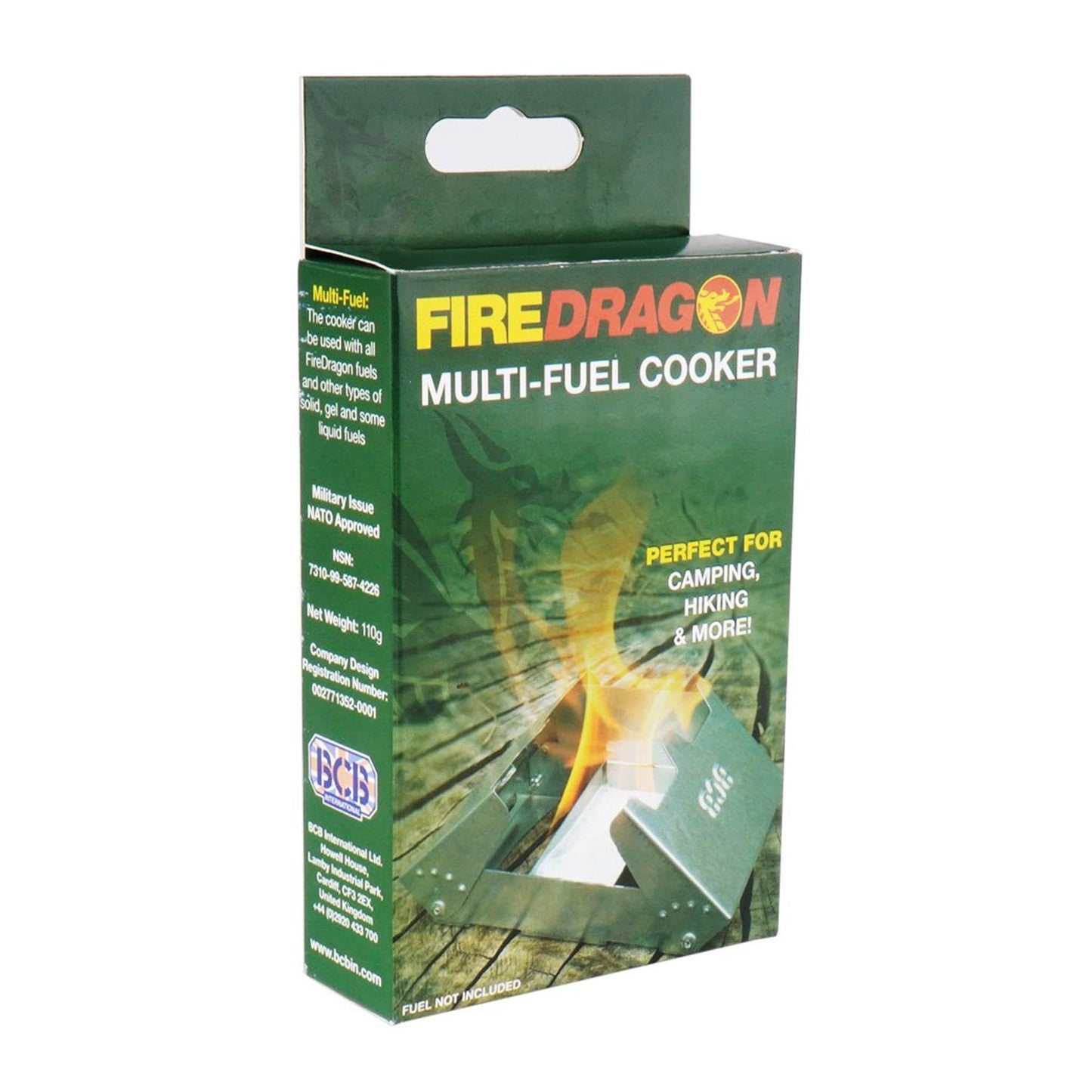 BCB FireDragon folding compact stove for solid fuel