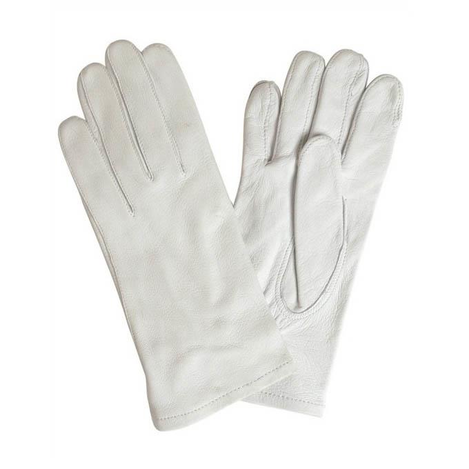 German army formal leather gloves White 