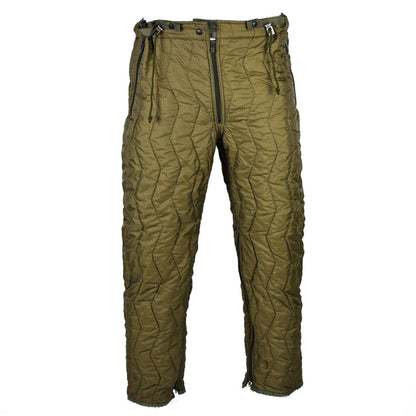 German military thermal quilted trouser lining