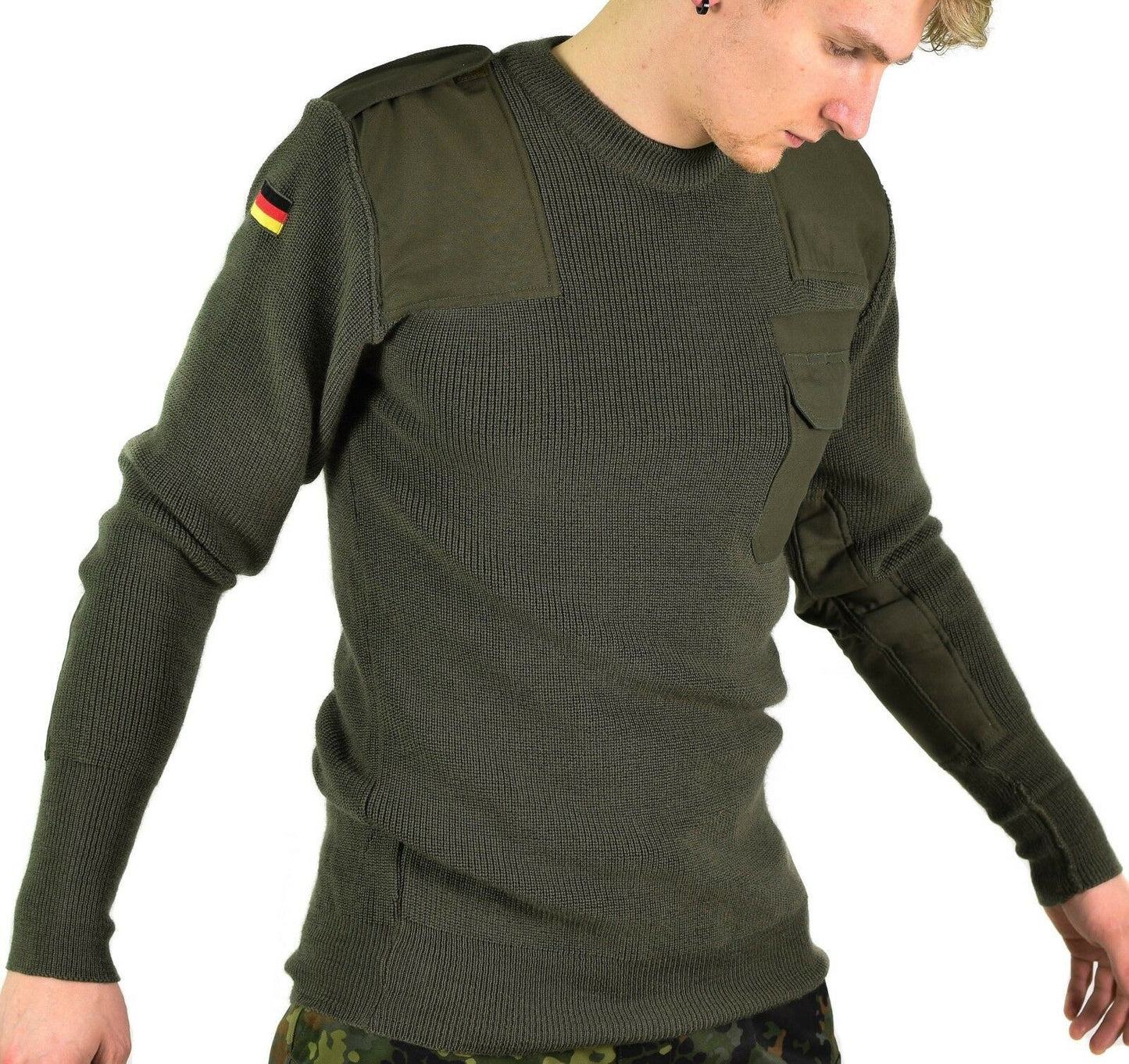 German army sweater Commando wool