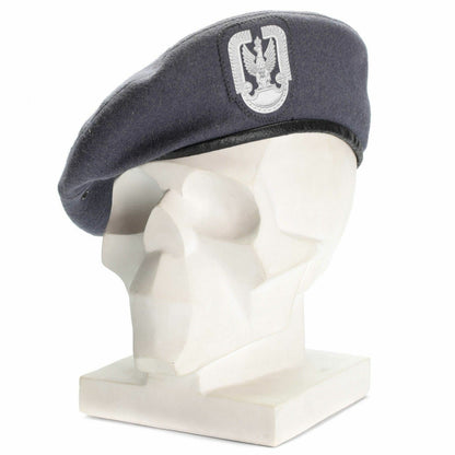 Polish Air Force beret in gray color