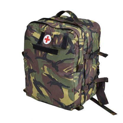 Dutch army paramedic backpack waterproof 40 liter capacity DPM printing