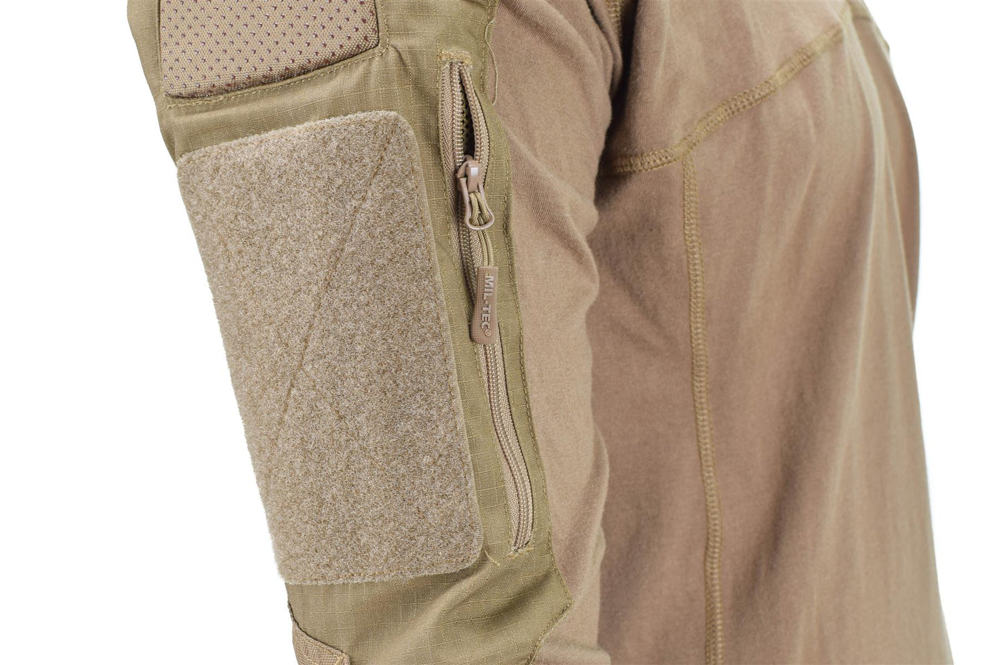 MIL-TEC long sleeve tactical shirt in Coyote color