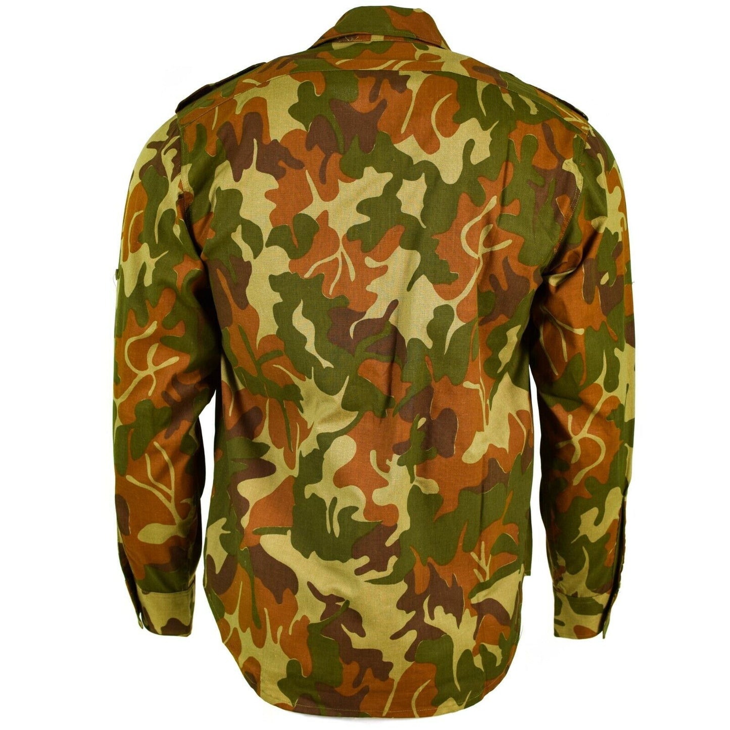 Romanian army shirt with long sleeves Leaf print