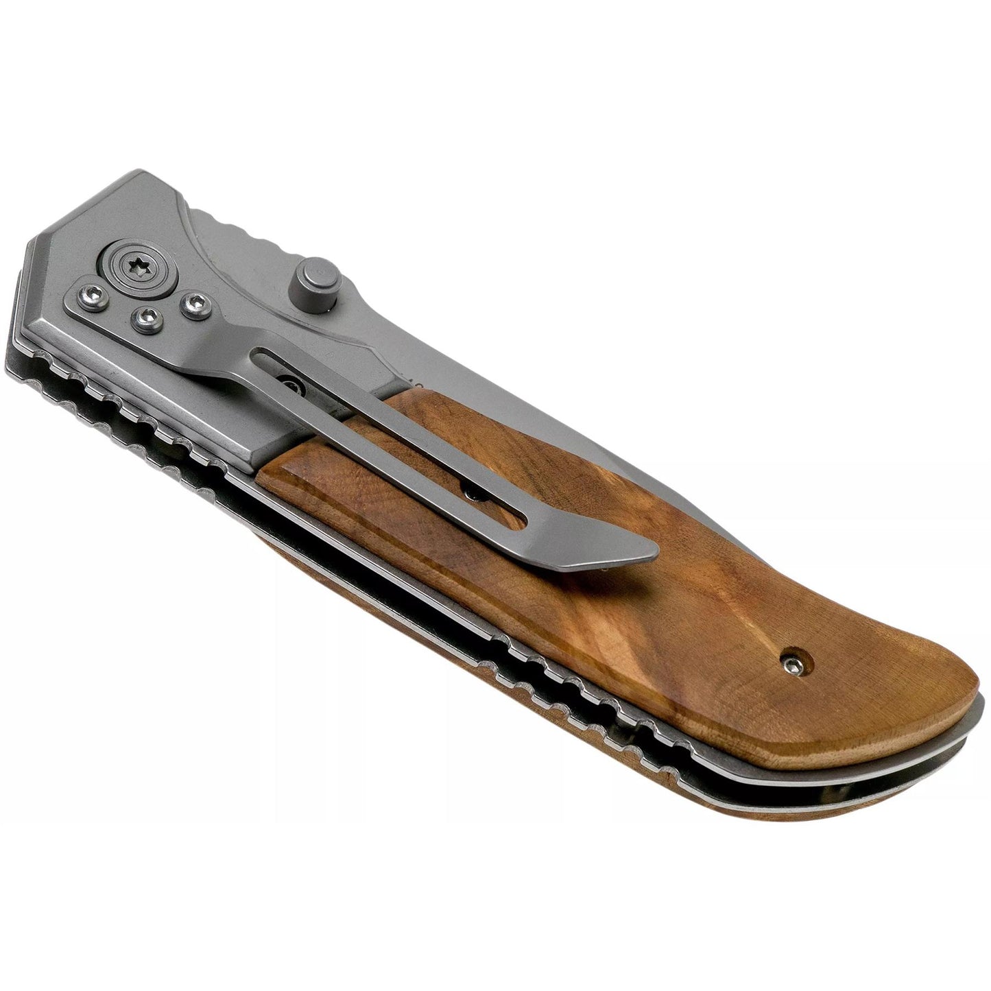 Boker Forest Ranger folding pocket knife with wooden handle