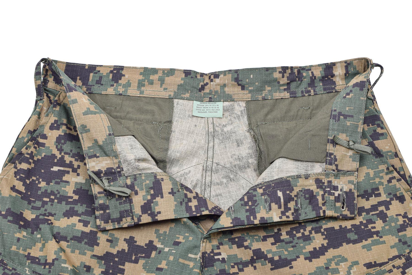 MIL-TEC uniform pants with Digital Woodland print