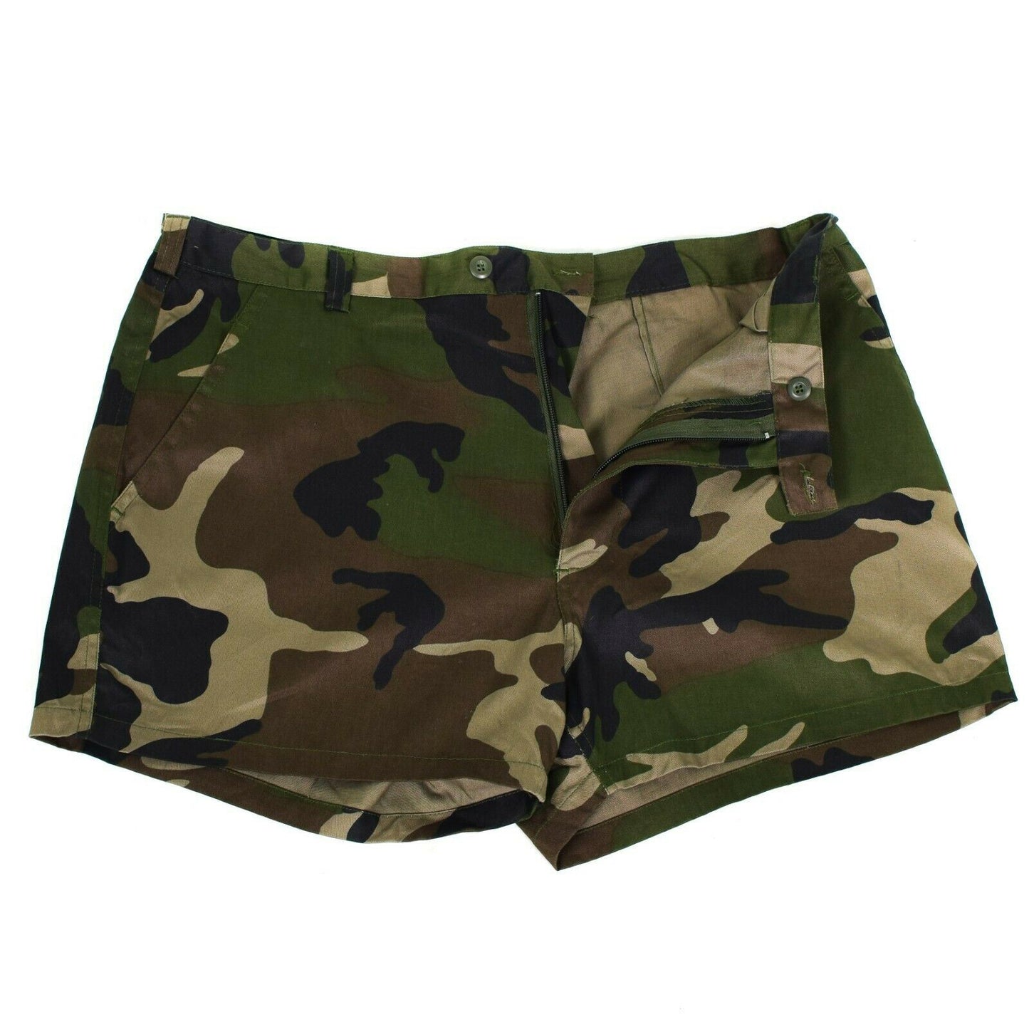 French army cotton shorts with F1 CCE print