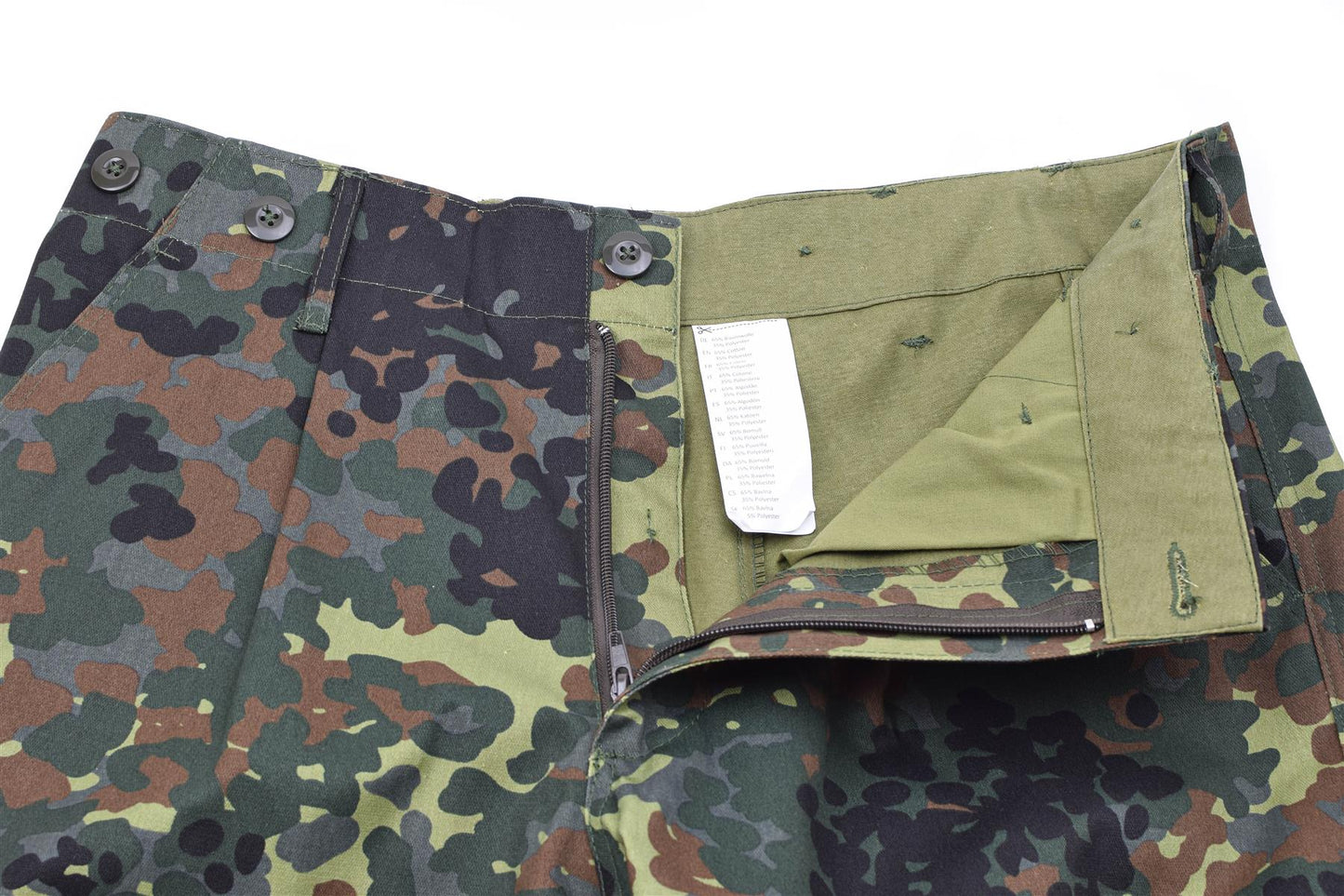 MIL-TEC German Army Style Field Uniform Pants Flecktarn Print